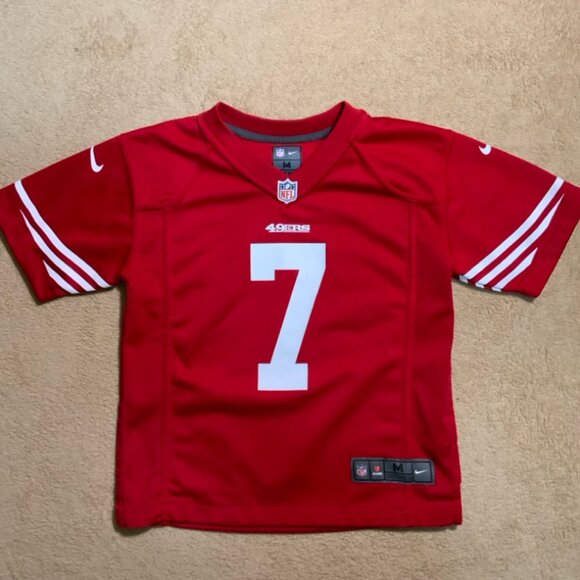Nike NFL San Francisco 49ers Colin Kaepernick #7‎ Red Jersey Youth Medium (I) - Picture 1 of 5